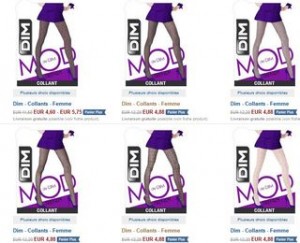 Collants Dim en soldes à moins de 5 euros