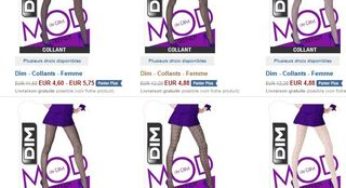 Moins de 5 euros les collants Dim (port inclus / au lieu de 12€) – différents modèles