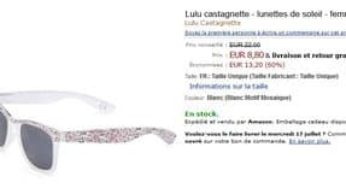 Lunettes de soleil Lulu Castagnette à 8,80 euros au lieu de 22€ (livraison gratuite + autres modèles)