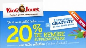 reduction king jouet magasin