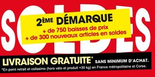 2éme démarque GoSport (jusqu’à -70% + livraison gratuite)