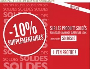 SOLDES DOUGLAS CODE PROMO