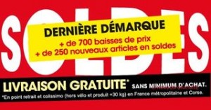 Troisième démarque Go Sport (+ livraison gratuite) ! 
