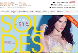 3éme démarque soldes lingerie (jusqu’à -60% + livraison gratuite) Body and Co