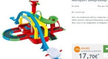 Soldes 17,70 euros l’Aéroport beep-beep au lieu de 59 euros