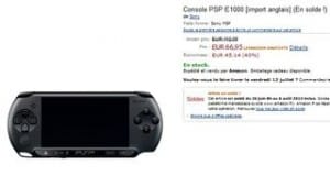 Soldes console Sony PSP E1000