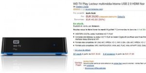 Vente flash Lecteur Multimedia externe WD TV Play Wi-Fi