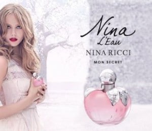 Eau de toilette Nina L'Eau acheté = 1 Miniature 4ml Nina L'Eau offerte (code promo)