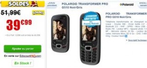 Téléphone Polaroid Transformer G510 à seulement 39,99 euros