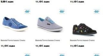 Moins de 12 euros les chaussures Creeks (baskets, chaussures) / moins 60%