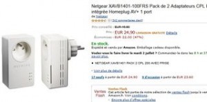 2 pack CPL 200 Mbit/s avec prise à moins de 25 euros