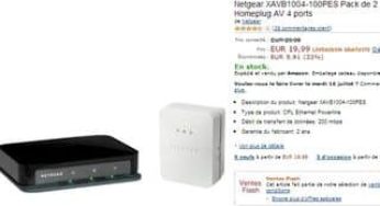 19,99 euros les 2 adaptateurs CPL Netgear 200 Mbit/s (livraison gratuite)