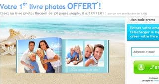 Livre photo 24 pages gratuit sur Mon Album Photo (frais de port 4,88 euros) – uniquement nouveau client – PROLONGATION