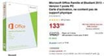 Moins de 95 euros Microsoft Office Famille et Etudiant 2013 (au lieu de 139 euros) – livraison gratuite