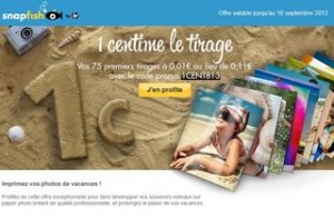 Snapfish 1 centime la photo / anciens et nouveaux clients + 20 photos gratuites nouveaux clients