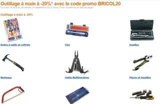 Code promo Amazon : Moins 20% sur les outils (Clés, Douilles, Marteaux, Boîtes à outils, Tournevis…)