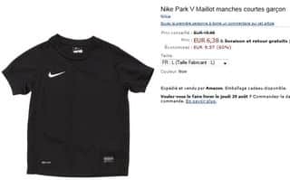6,38 euros le Maillot de foot Nike Park V junior (port inclus / au lieu de 16 euros) – de nouveau dispo