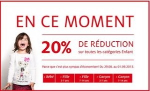 PROMO RAYON ENFANT C&A