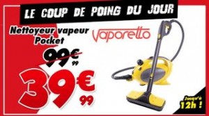 vente flash Nettoyeur vapeur Vaporetto Pocket