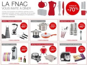 Fnac : jusqu’à moins 70% sur rayon cuisine