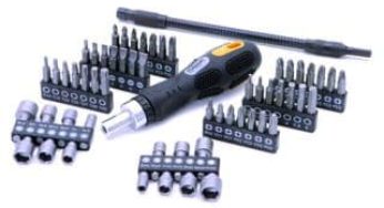 13,60 euros le Porte-embouts à cliquet + 58 embouts Rolson (port inclus) / code promo