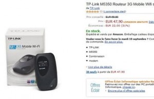 vente flash Hotspot 3G Wifi sans fil TP-LINK M5350