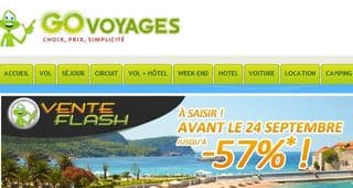 Vente flash GoVoyages ! À partir de 13h jusqu’à moins 60% (Malte, Canaries, Mexique, République Dominicaine, Inde, Monténégro, Turquie)