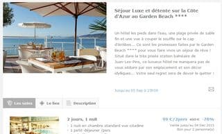 Moins 80% sur un Séjour de luxe SPA hôtel 4 Etoiles Juan-Les-Pins 