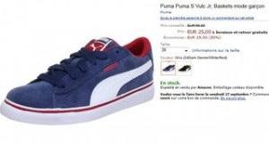 baskets Puma S Vulc à moitié prix