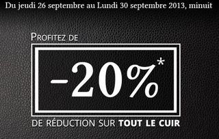 Moins 20% sur les blousons hommes cuir (Code promo) – livraison gratuite