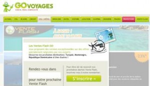 Vente flash GoVoyages 