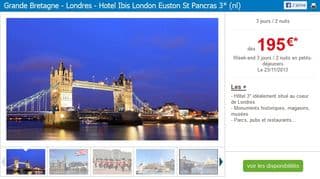 vente flash séjour Londres a 195 euros