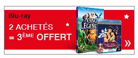 1 Blu-ray gratuit pour 2 achetes FNAC