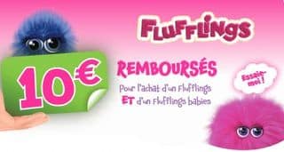 Moins de 35 euros le Fluffings + Fluffings Babies après ODR de 10 euros 