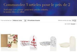 Boutique Noel 1 gratuit pour 2 achetes Marks et Spencer