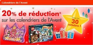 Offre My Toys Calendrier de L’avent 