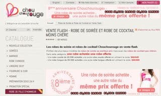 Une robe achetée = une robe offerte Chouchourouge