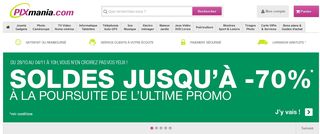 Soldes flottants Pixmania (jusqu’à moins 70%)