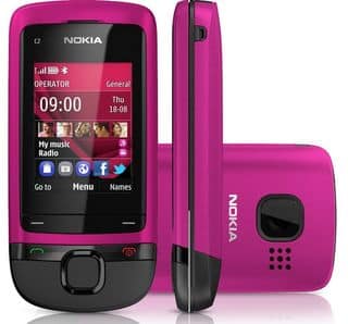 Vente flash Orange Nokia C2-05 Rose