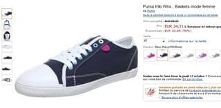 Moins de 25 euros les baskets femme Puma Elki au lieu de 50 euros (livraison gratuite)