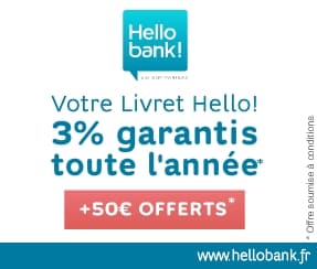 hello bank 50 euros 3 pourcent