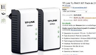 vente flash mini Adaptateurs CPL 500 Mbps TP-Link 