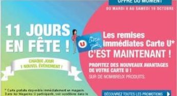 Magasin U : offre 50% remboursée sur la carte pendant 11 jours (Skip, Pampers, Le chat… )