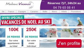 Bon plan vacances ski Noel et Jour de l’an