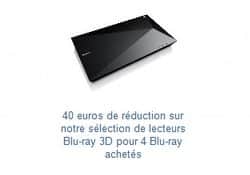 40 euros remise pour 4 blu-ray