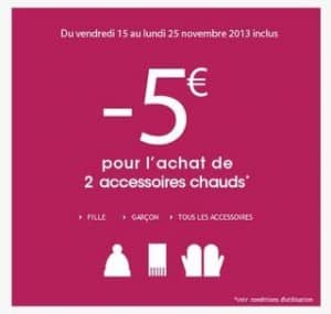 5 euros de reduction Okaidi Obaibi