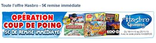 5 euros jeux Hasbro Cdiscount