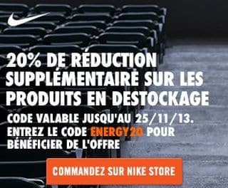Bon plan Nike ! Déstockage + 20% de remise (code promo)
