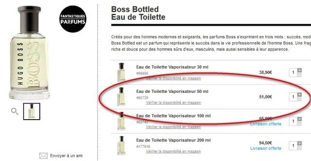 Hugo Boss Bottled sephora