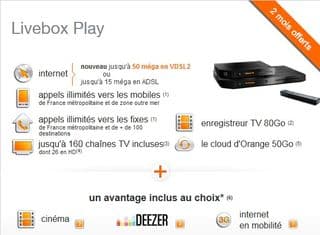 Livebox Play Orange bon plan